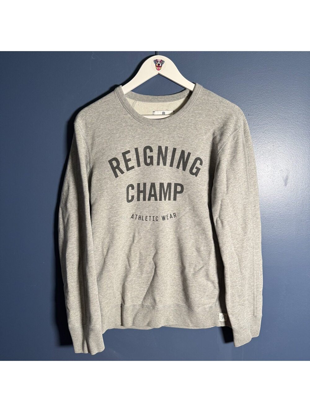 Reigning Champ Athletic Wear Grey Crewneck Sweatshirt Size M